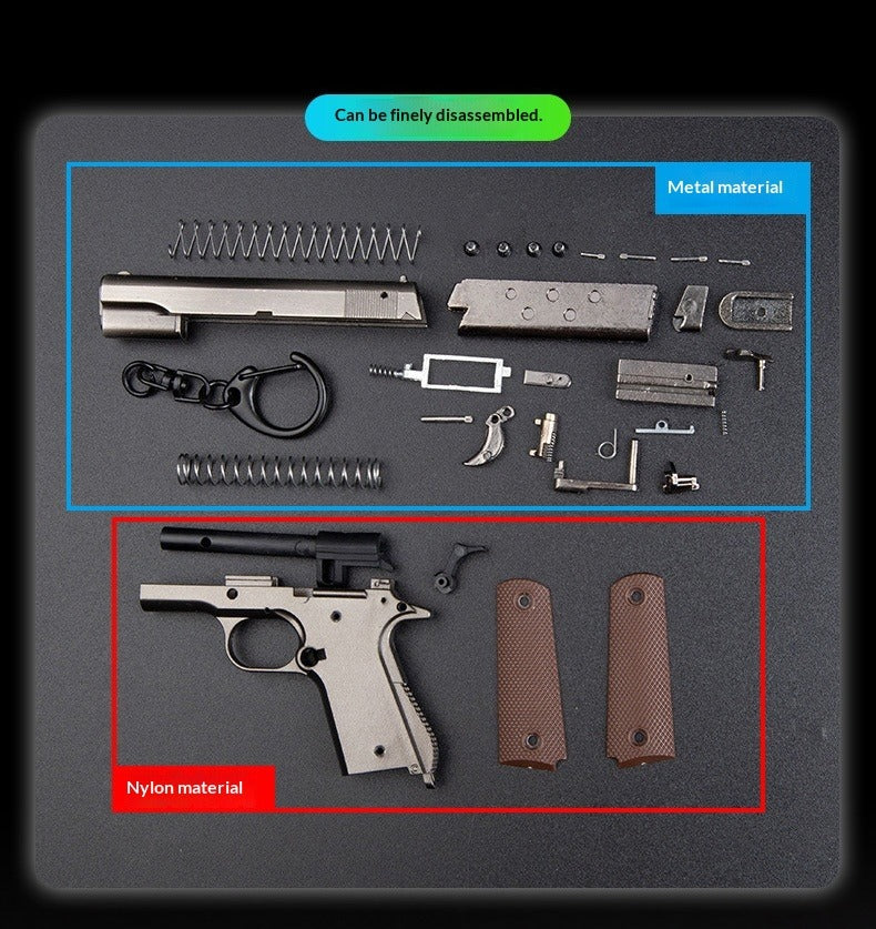 1911 Colt Pistol Toy Keychain Gun