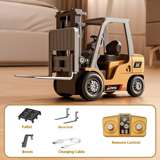 Bluetooth Mini Alloy Forklift RC Car