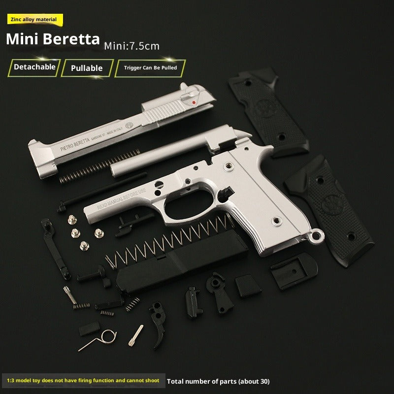 Beretta Tactical Toy Gun Keychain