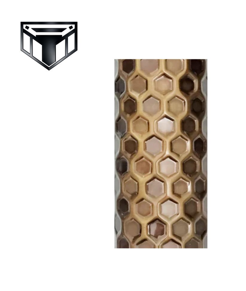 Honeycomb Handcrafted Copper Water Bottle - 34oz