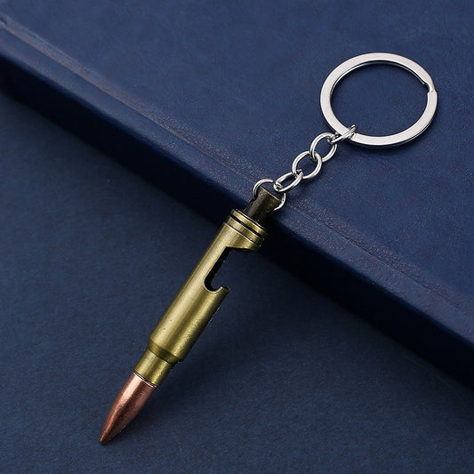 Bullet Beer Bottle Opener Keychain