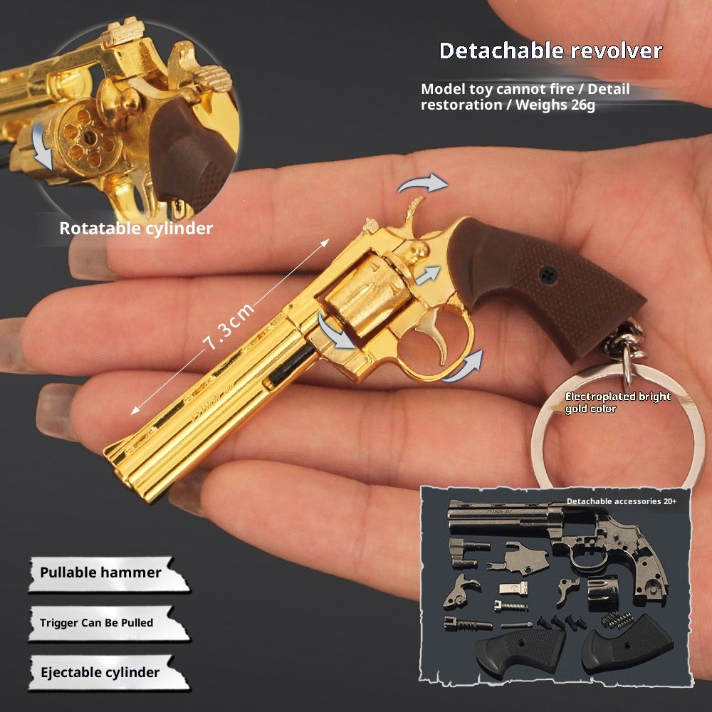 Python .357 Western Revolver Keychain Toy Gun