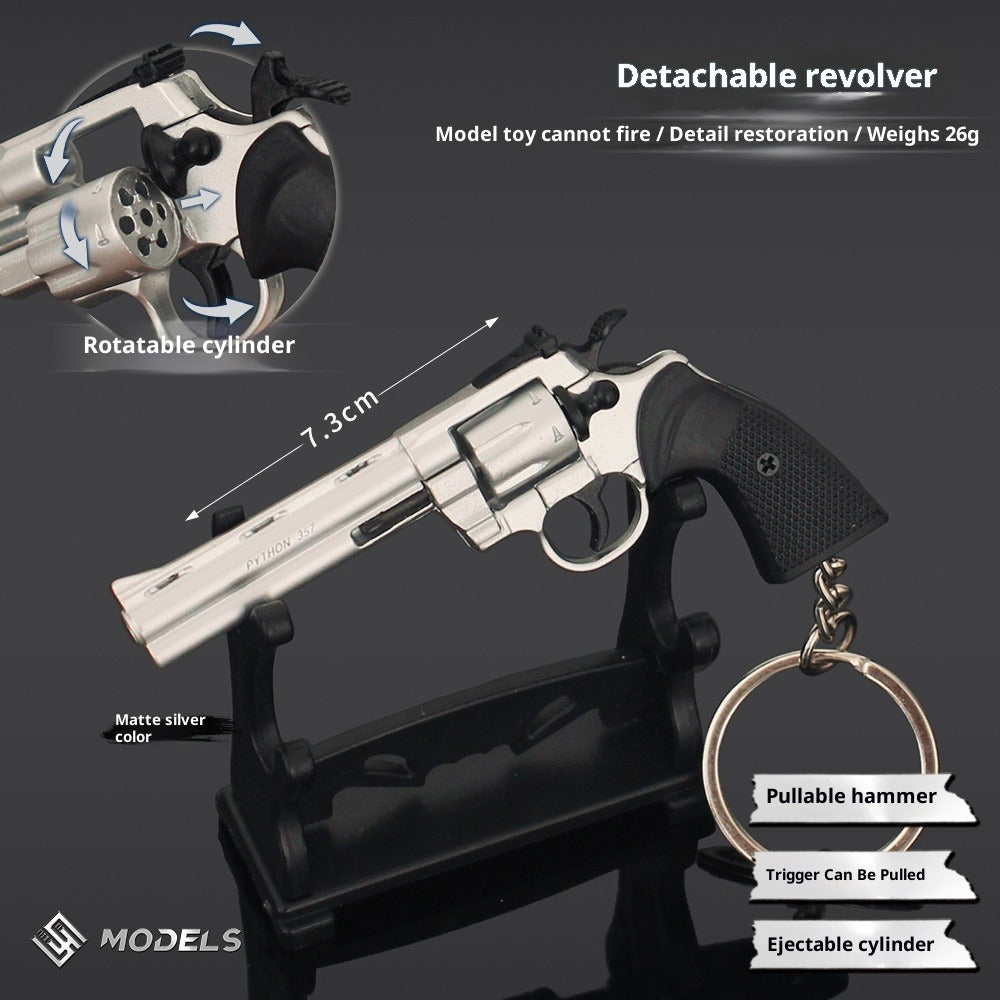 Python .357 Western Revolver Keychain Toy Gun