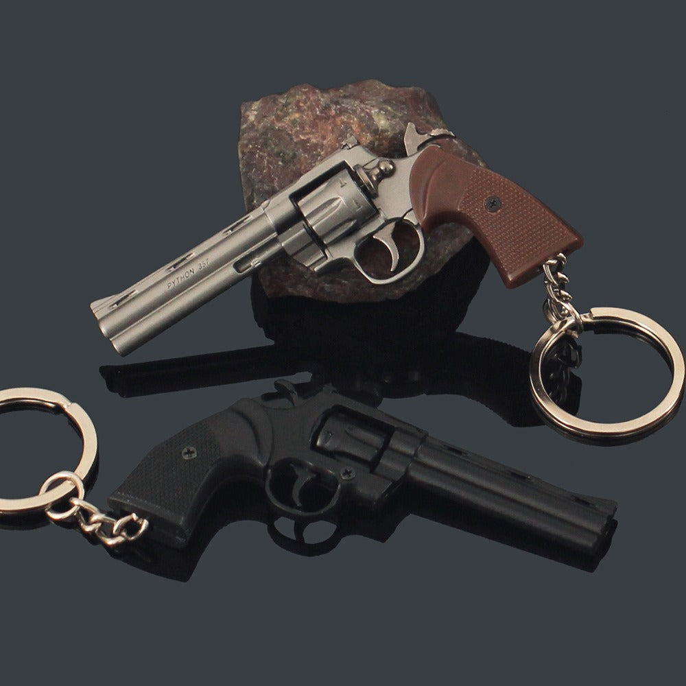 Python .357 Western Revolver Keychain Toy Gun