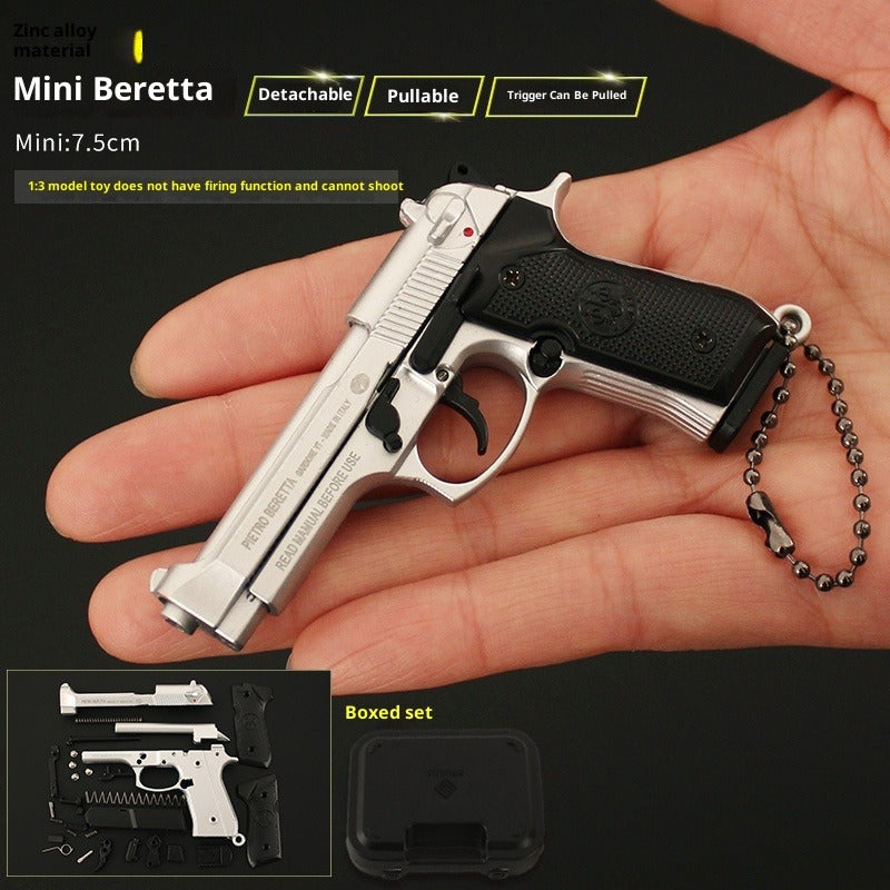 Beretta Tactical Toy Gun Keychain