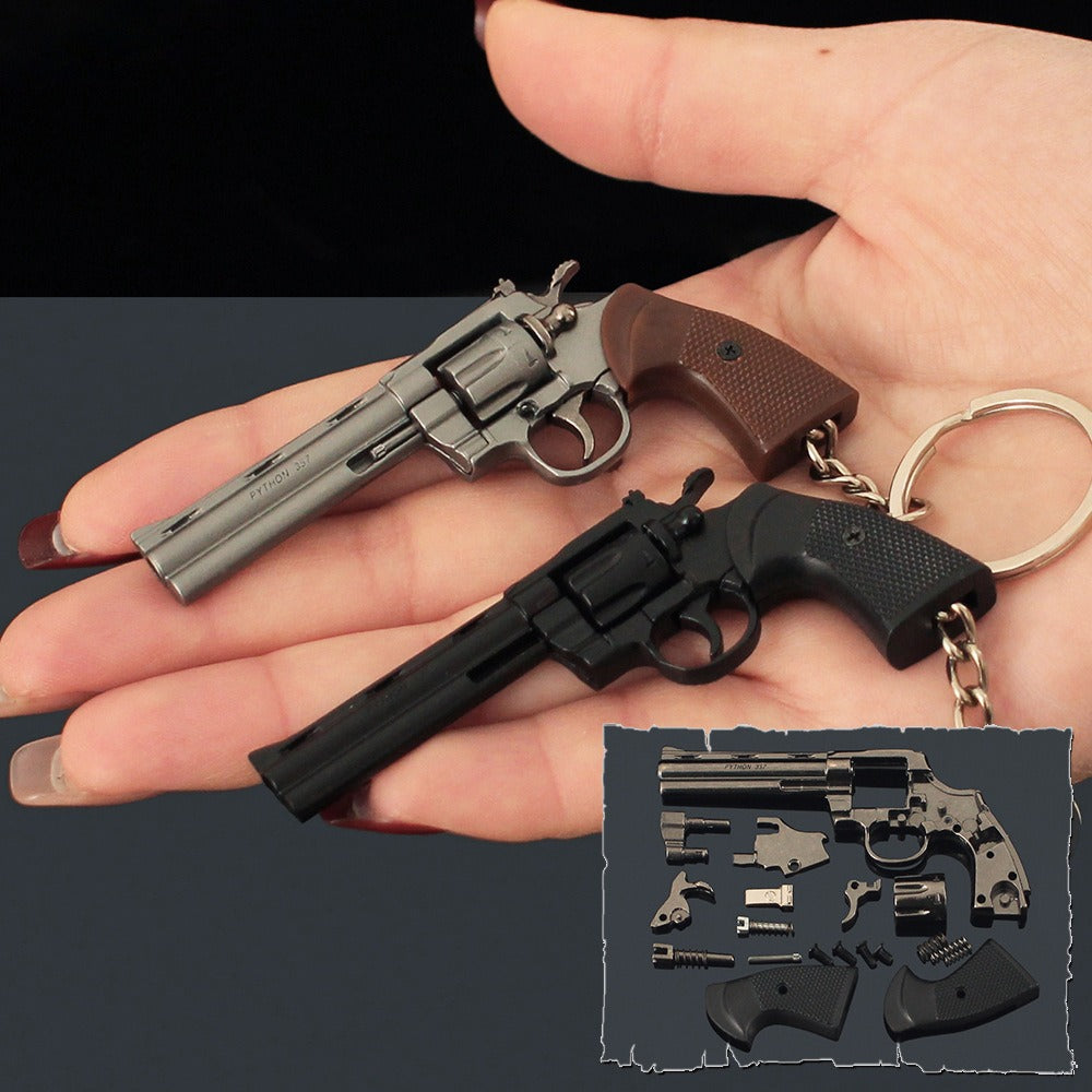 Python .357 Western Revolver Keychain Toy Gun