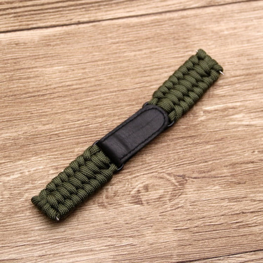 Apple/Samsung Tactical Paracord Watch Band (With Velcro)