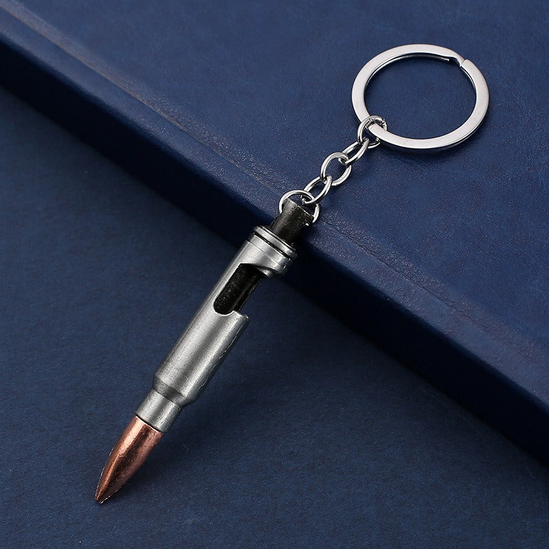 Bullet Beer Bottle Opener Keychain