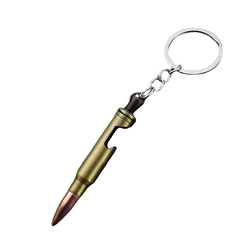 Bullet Beer Bottle Opener Keychain